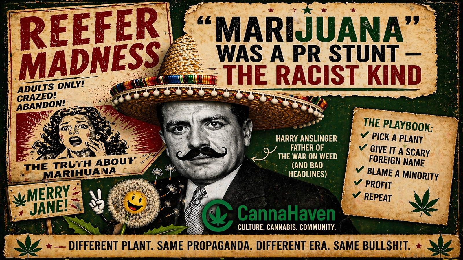 “Marijuana” Was a PR Stunt — The Racist Kind